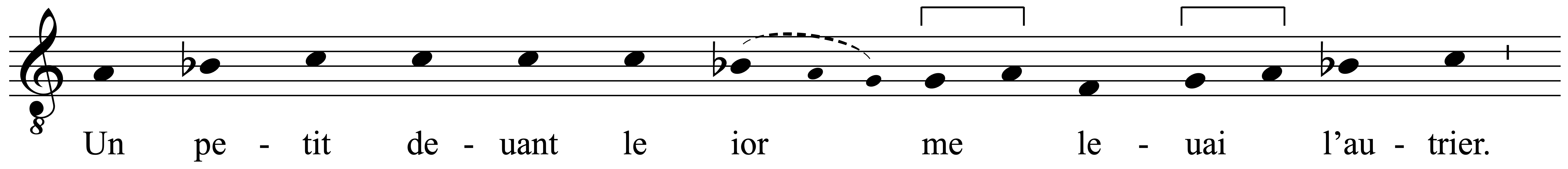 Work musical notation